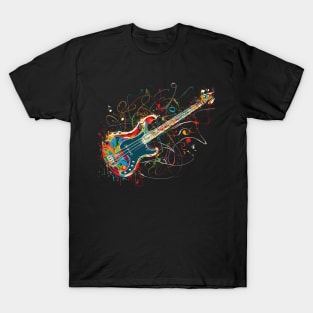 Wild Bass Guitar T-Shirt